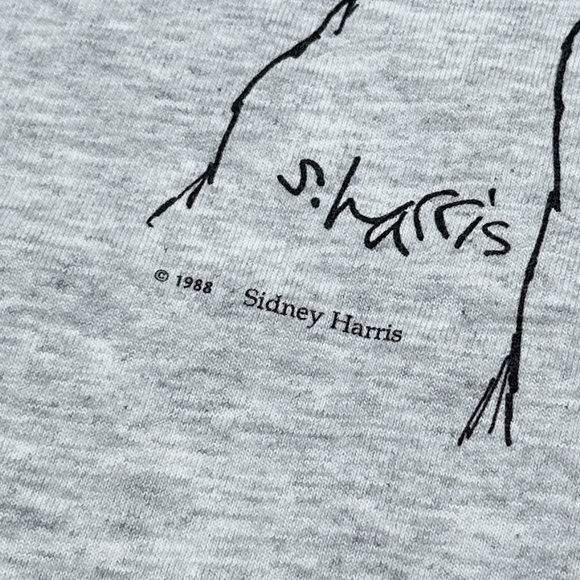 Vintage 90s Einstein E MC 2 Funny Evolution Single Stitch T Shirt Mens Medium - Picture 5 of 9